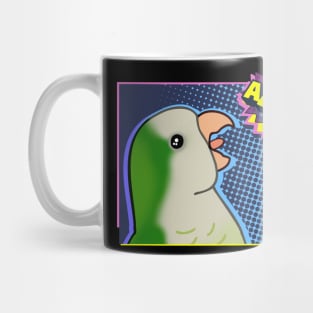 Funny Quaker Parrot Comic Cartoon Mug